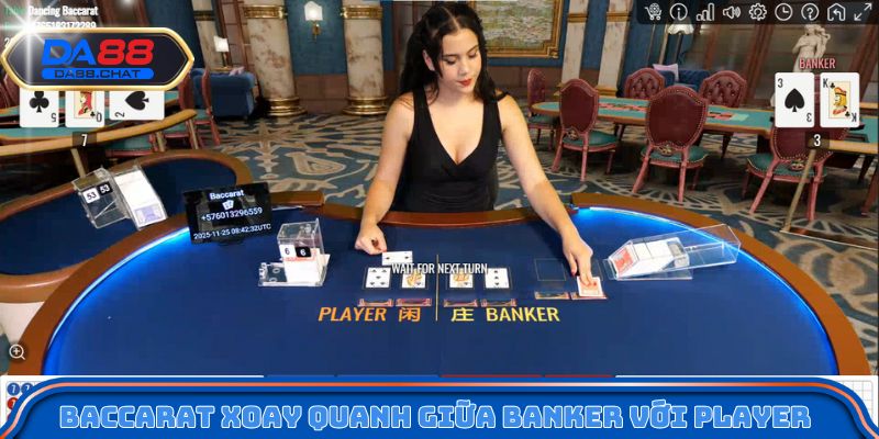 Baccarat xoay quanh giữa Banker với Player
