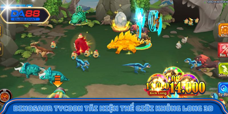 Dinosaur Tycoon tái hiện thế giới khủng long 3D 